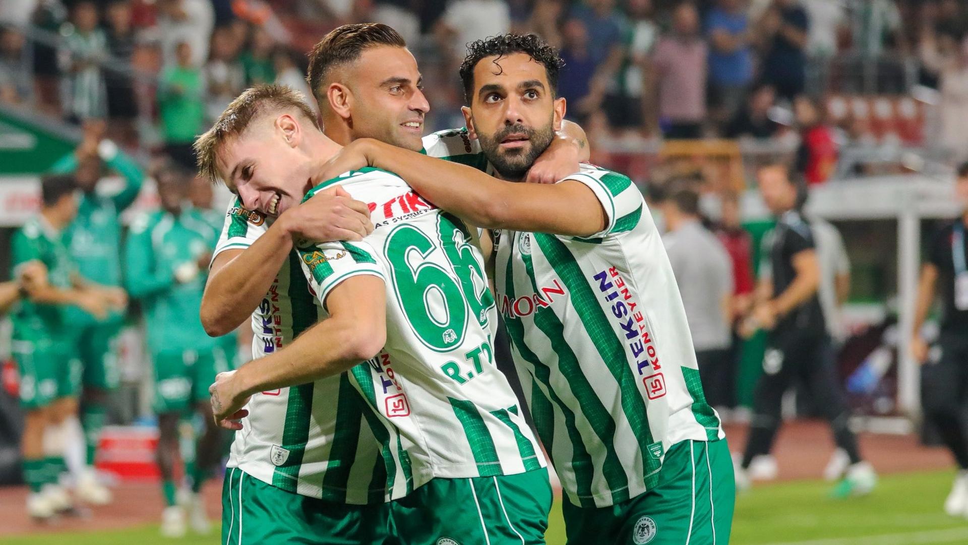 Konyaspor, Trabzonspor'u Devirerek Süper Lig'de Sıçrama Yaptı