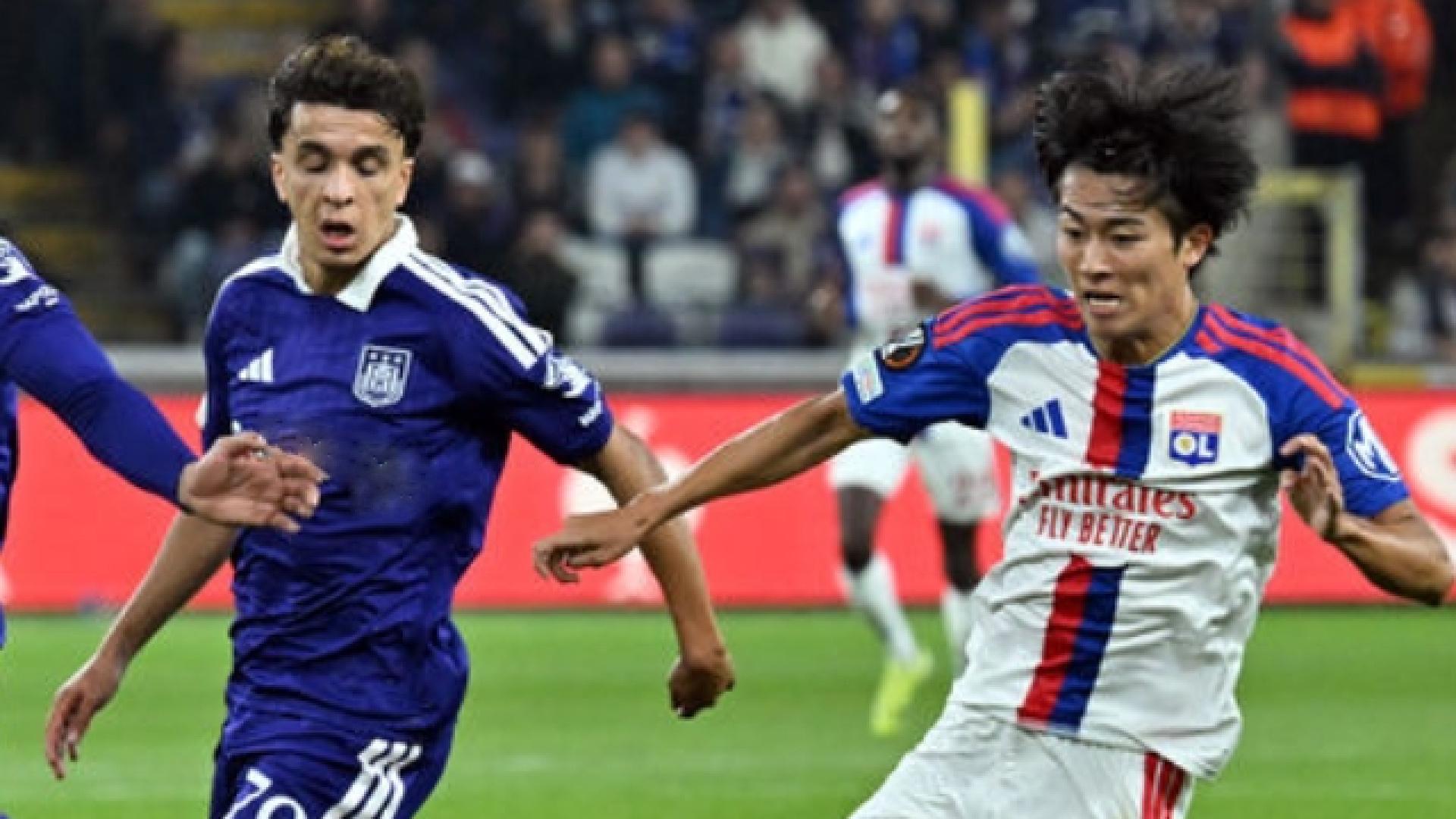Lyon Anderlecht Deplasmanında İlk Yarı Golleriyle Kazandı