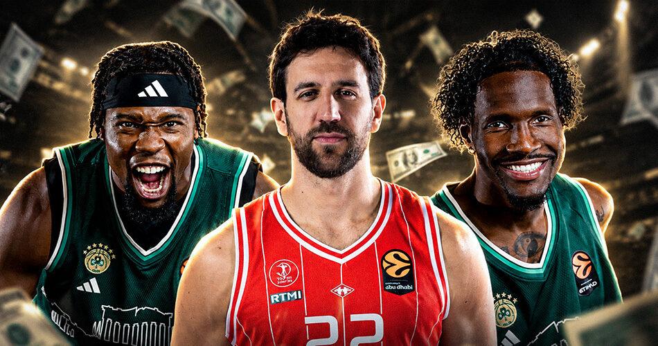 EuroLeague'in Zirvesindeki Servetler: Avrupa'da En Çok Kazanan 10 Yıldız