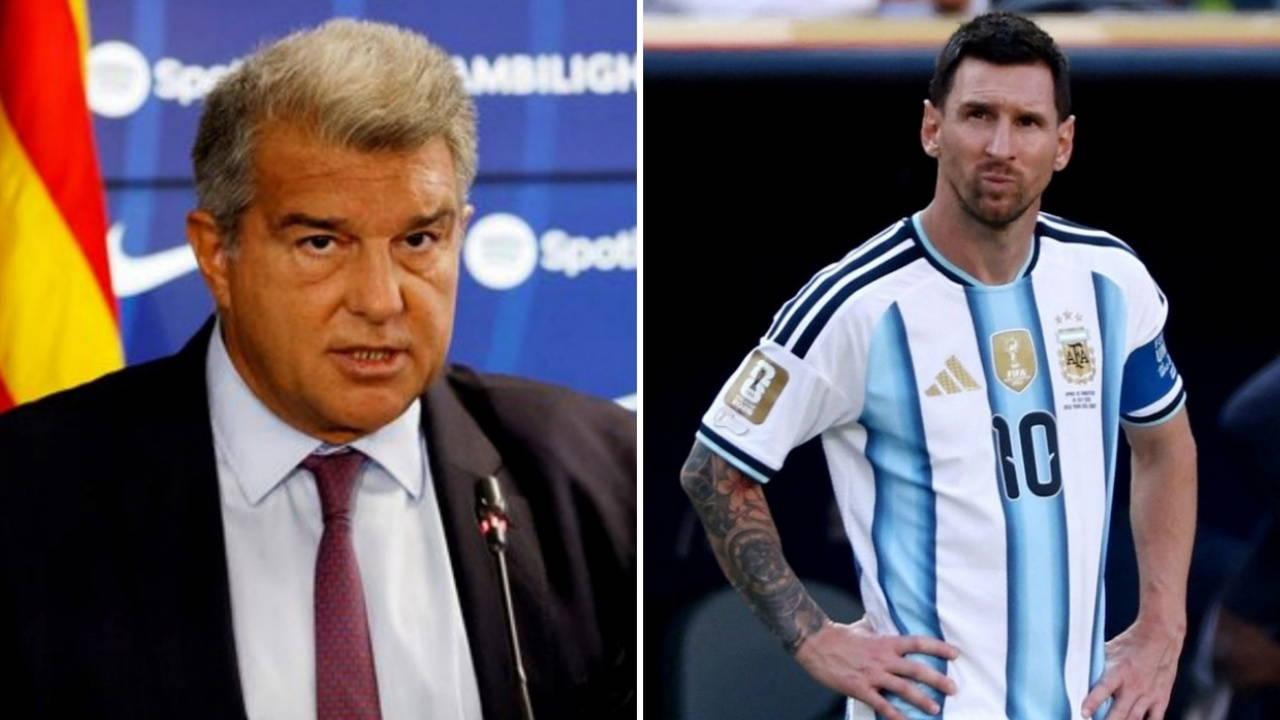 Joan Laporta'dan Messi açıklaması: Barcelona'ya dönüş ihtimali nedir?