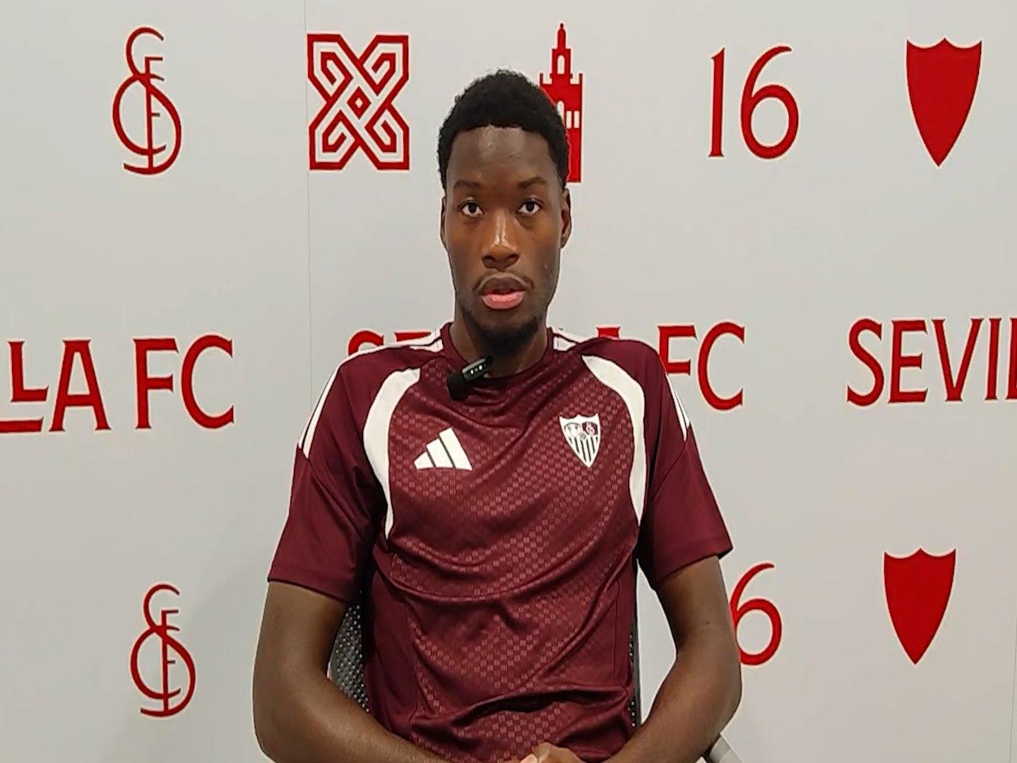 Agoumé: "El 4-1 fue una tarde muy feliz para todos"