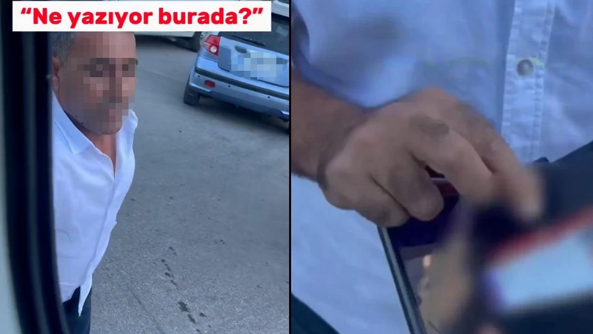Trafikte Akılalmaz Olay: Kimlik Gösterip Yumruk Attı